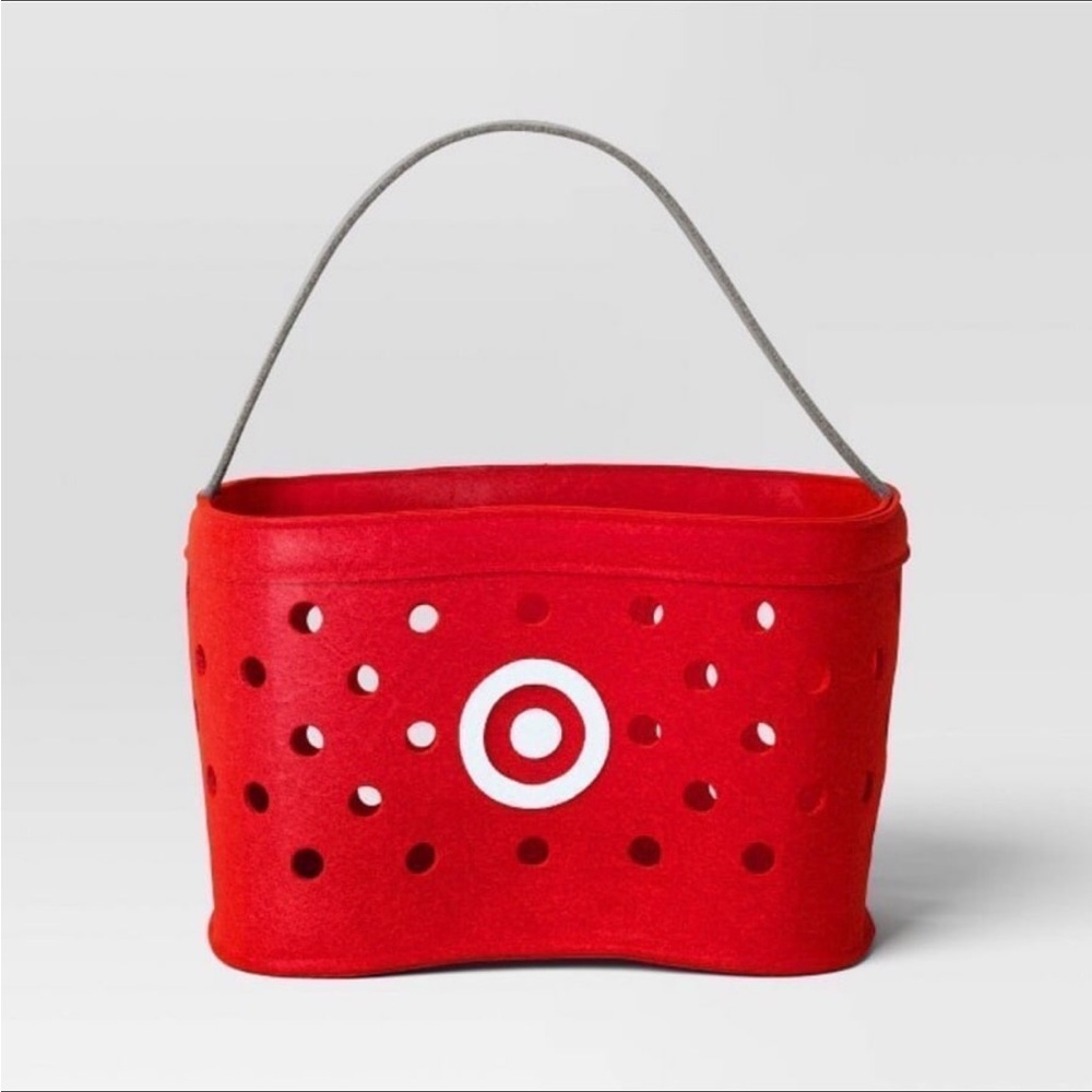 8-Inch Plush Target Basket Halloween Trick-or-Treat Pail - Hyde & EEK! Boutique